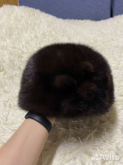 Шапка норковая женская