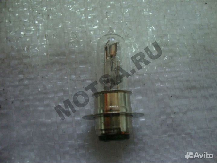 Лампа 12В 35/35Вт галоген 2х контактная (тип P15D