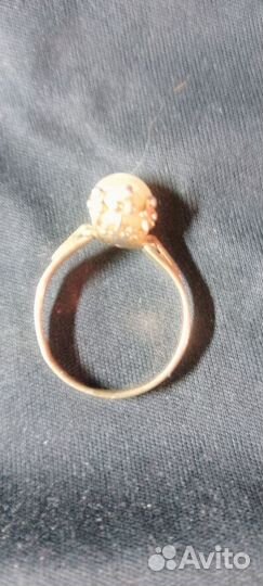 Колечко с жемчугом СССР