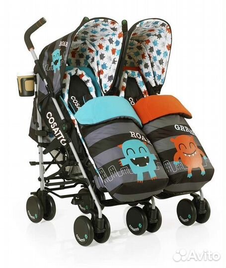 Коляска для двойни cosatto