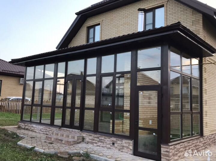 Витражное остекление веранд