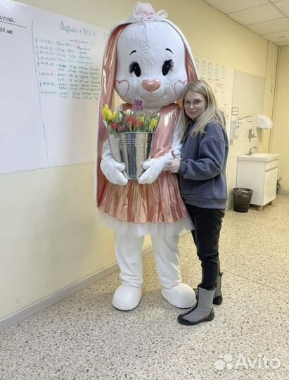 Супер милая зайка сердцеедка на праздник