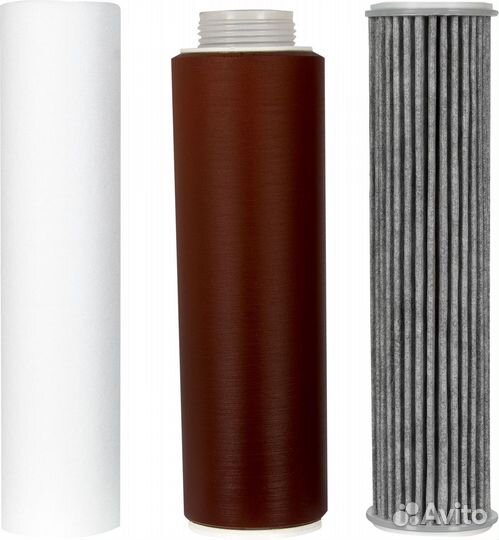 Набор картриджей трёхступенчатый для фильтра Гейзе