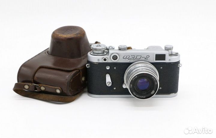 Фэд 2 + Индустар-26М синий (СССР, 1960г)