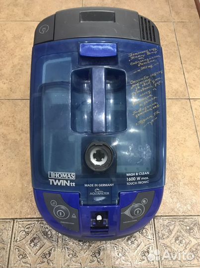 Моющие пылесосы thomas twin tt