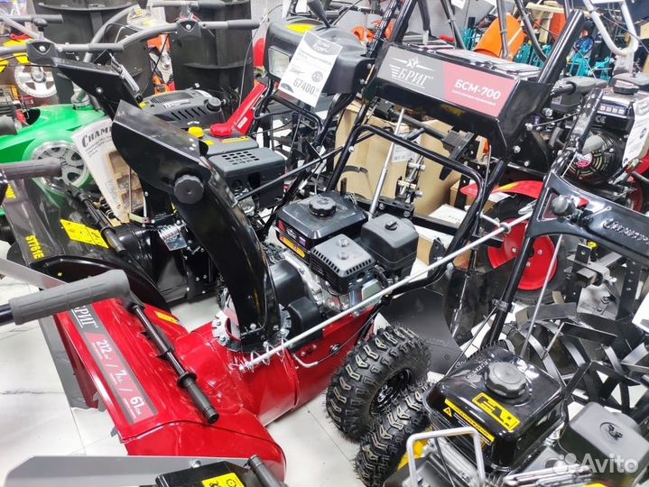 Снегоуборщик Бриг бсм-700, 7 л.с, 6 вперед2 назад