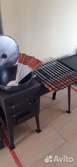 Шампура для люля и двойной спицей для овощей