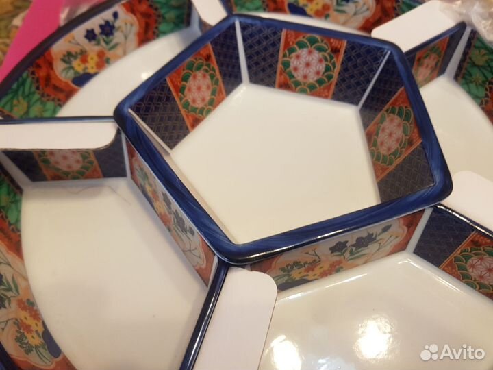 Менажница фарфоровая