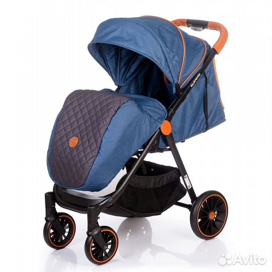 Коляска прогулочная Acarento Bellezza Jeans-Grey