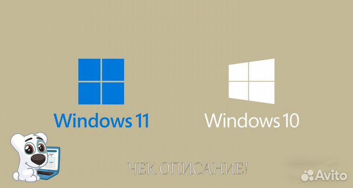 Ключ Windows 10/11 смотрите описание
