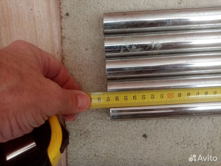 Комплект труб хромированных 25мм