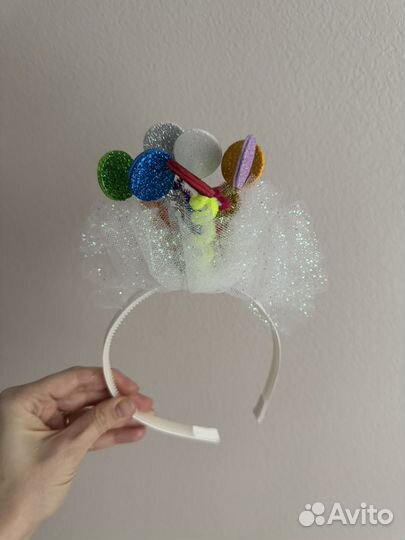 Ободок хлопушка новый