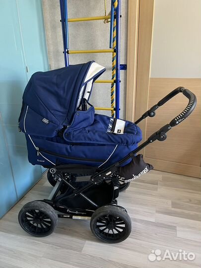 Emmaljunga city cross 2 в 1 + коврик