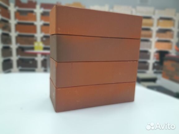 Кирпич облицовочный Красный Флеш 1,0 нф