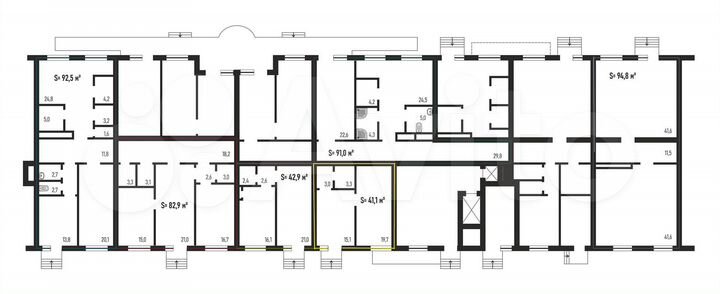 Торговое помещение в ЖК Премьера, 41.1 м²