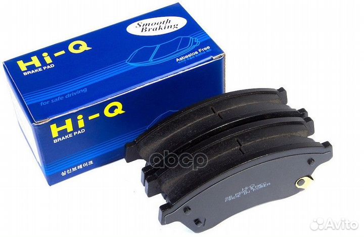 Колодки тоpмозные, пеpедние Кат.№ SP1399 Sangsi