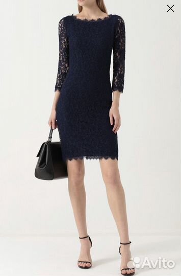 Платье Diane von Furstenberg Zarita синее