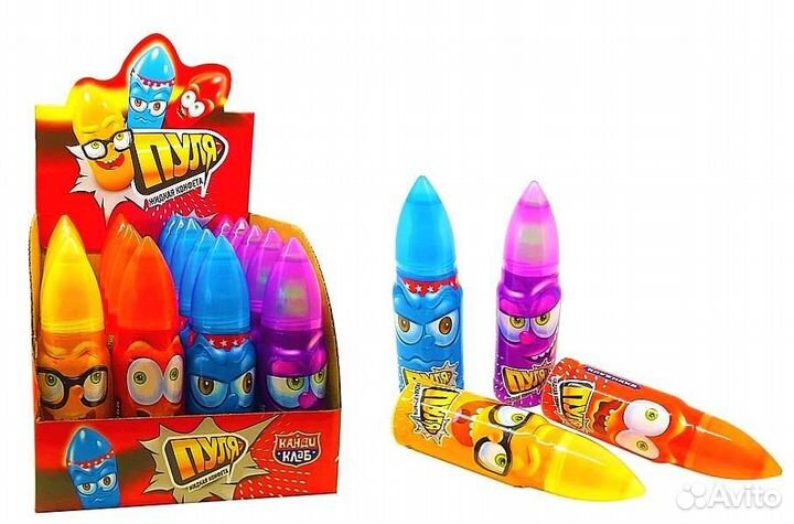 Жидкая конфета спрей Пуля 40 мл 20 штук