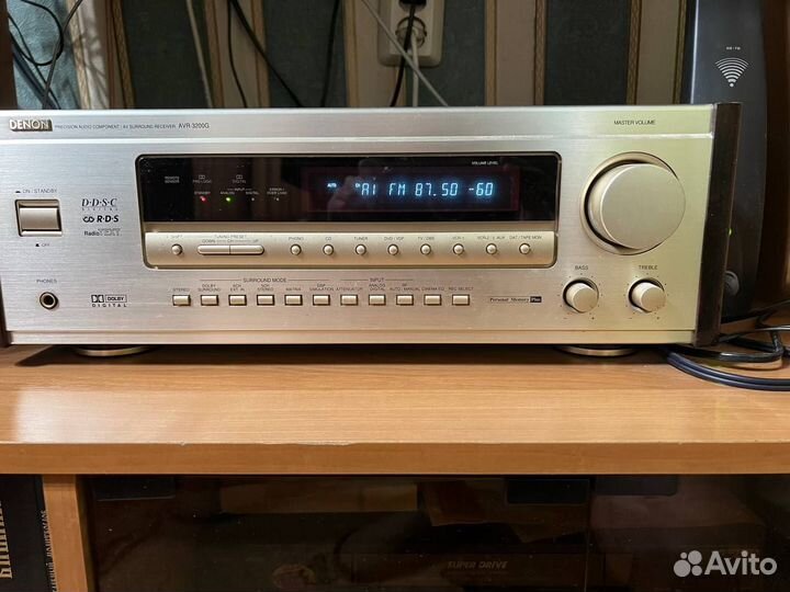 Ресивер Denon AVR-3200G красное дерево