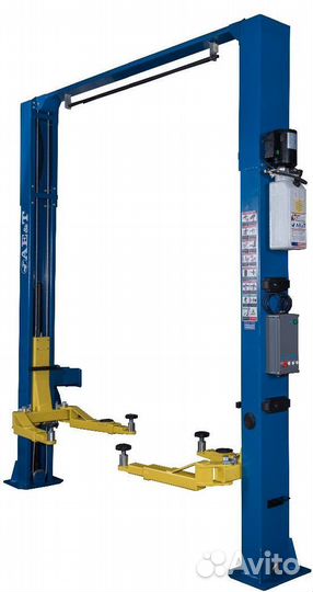 Подъемник двухстоечный с верхней синхронизацией 4