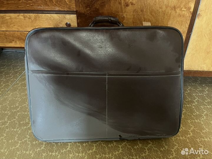 Кожанный чемодан СССР