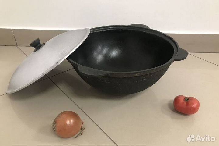 Чугунный казан 16 л. Для компании до 20 человек