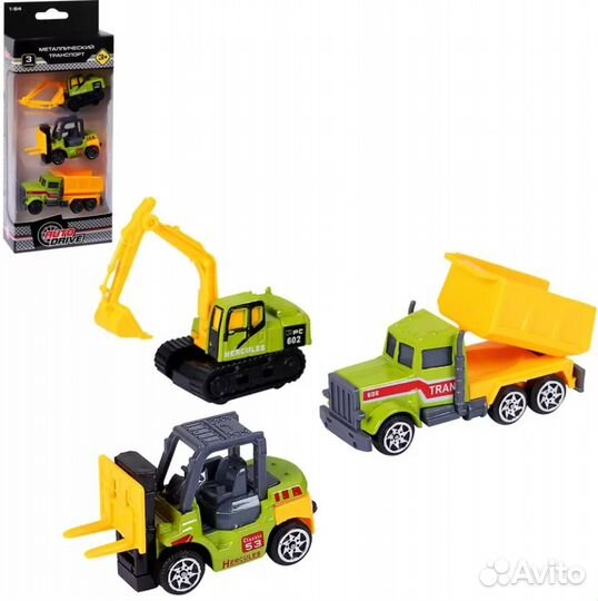 Н-р мет. машинок Сельскохозяйственная техника 5шт