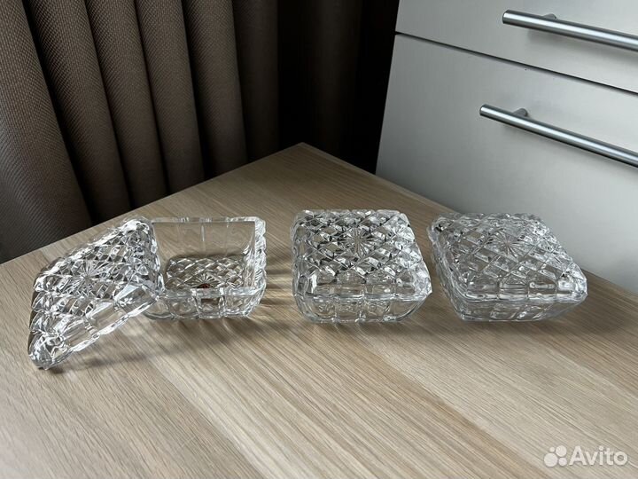 Пепельница хрустальная