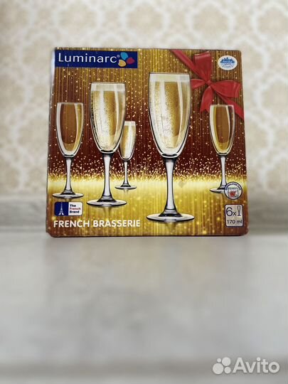 Бокалы для шампанского luminarc