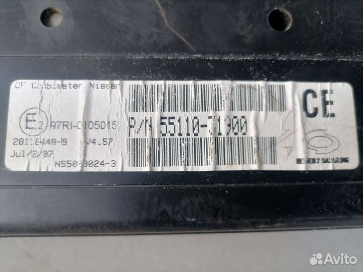 Панель приборов для Nissan Almera Classic (B10)