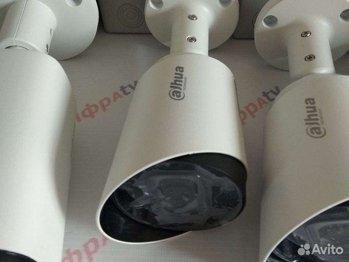 19 камер IP видеонаблюдения 4Мп регистратор Dahua