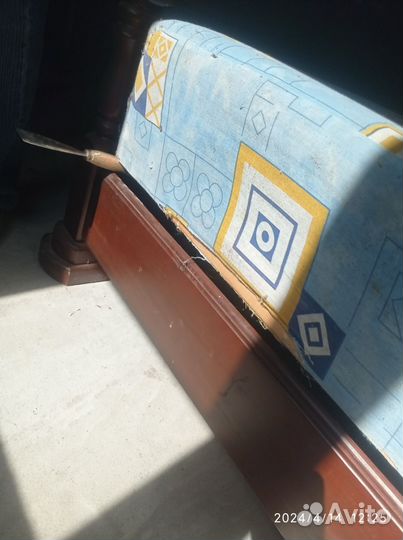 Кровать двухспальная с матрасом бу 160х200