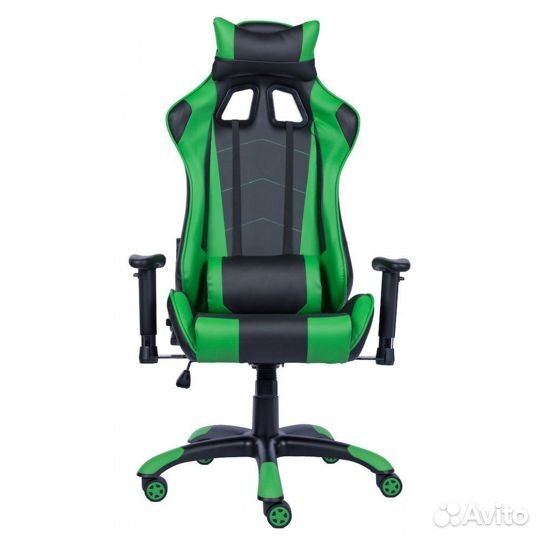 Кресло EverProf Lotus S9 Экокожа Зеленый/Черный