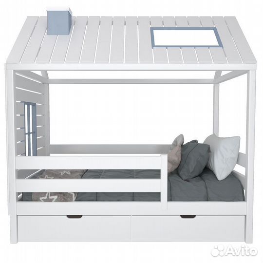 Односпальная кровать-домик для детей