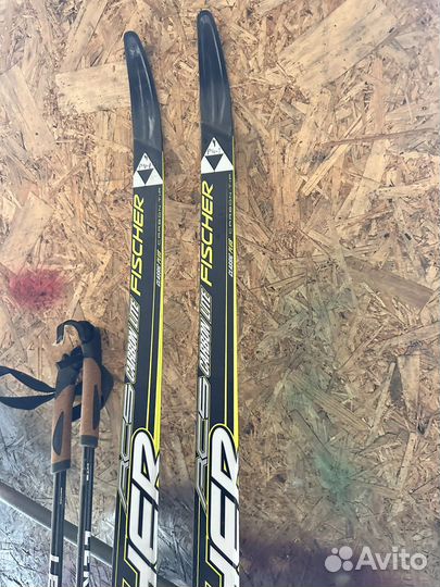 Лыжи беговые fisher carbonlite