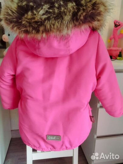 Куртка зимняя, на худенькую девочку