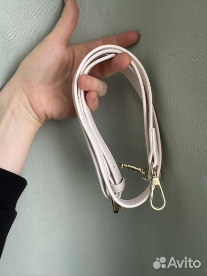 Сумка багет белая