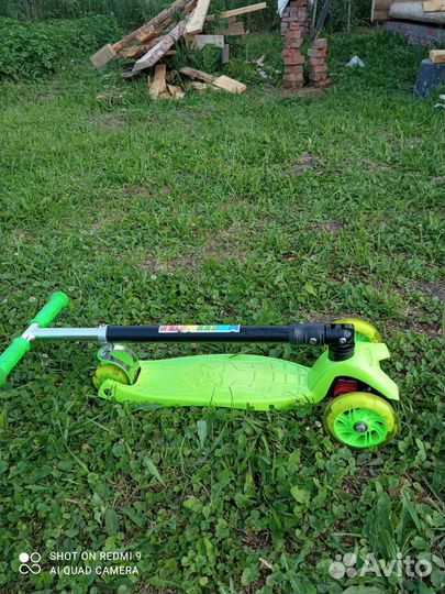 Самокат детский трехколесный бу