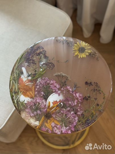 Журнальный стол из эпоксидной смолы