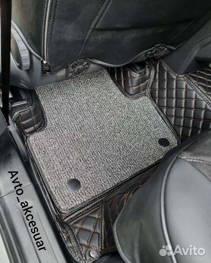 5D Ковры VW Tiguan Touareg - Porshe Cayenne Черные