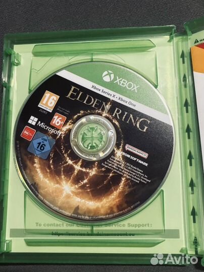 Диск Elden ring xbox one / xbox series x