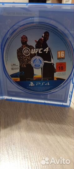 Ufc 4 ps4 диск бу
