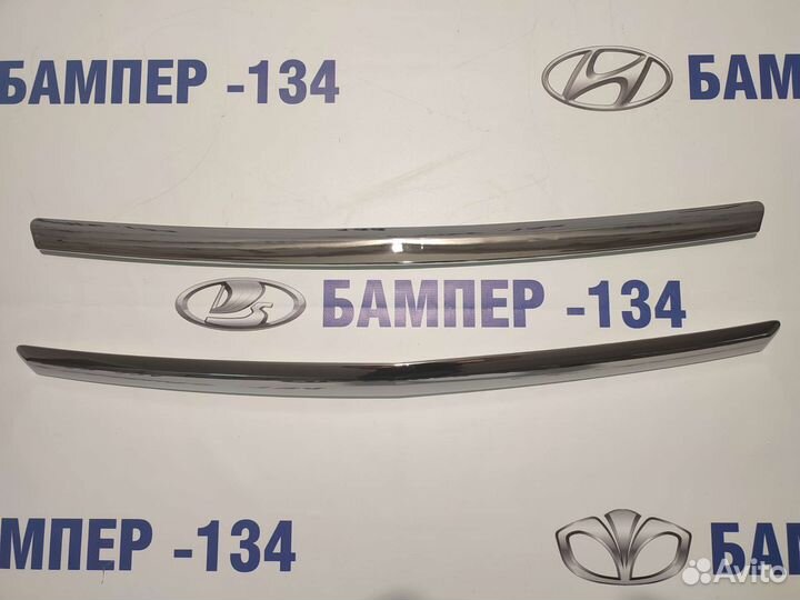 Молдинг капота priora хром