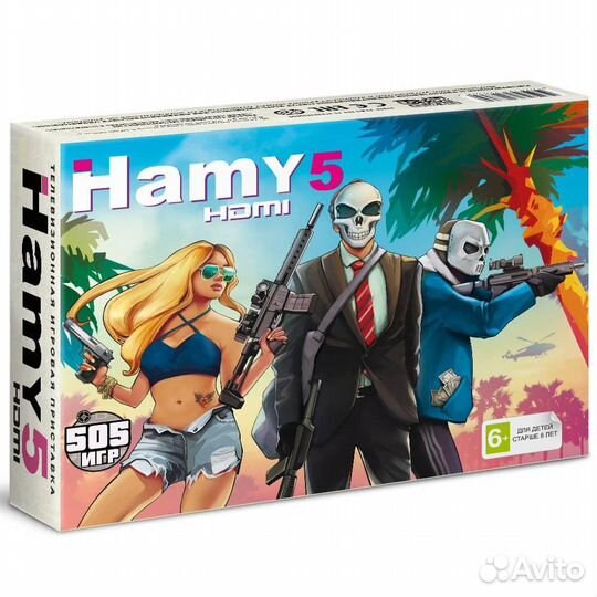 Игровая приставка Hamy 5 GTA hdmi - 505 игр