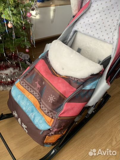 Коляска санки