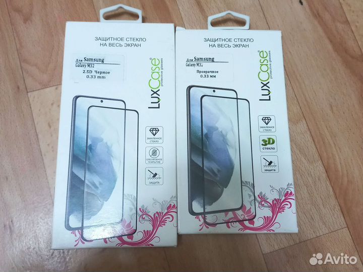 Защитное стекло samsung m32 lux case