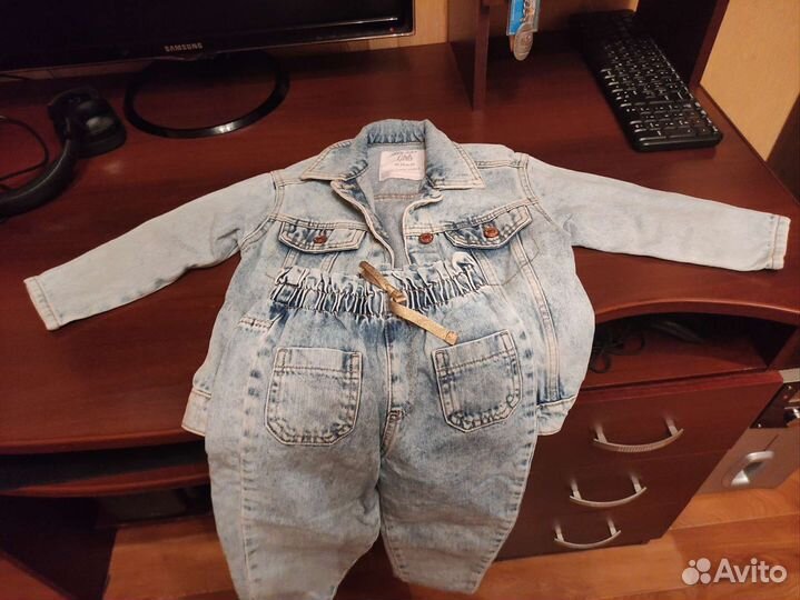 Джинсовый костюм+юбка