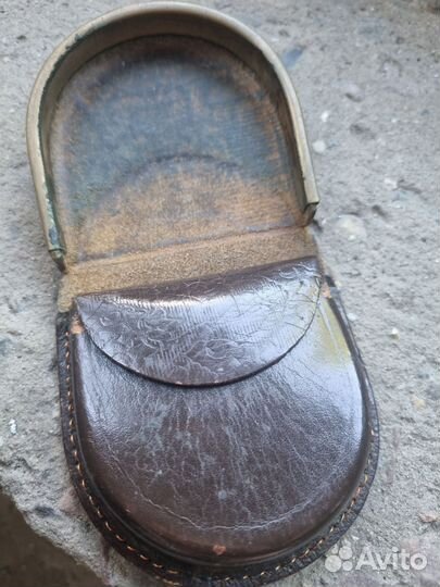 Старинный кошелёк, монетница. Кожа