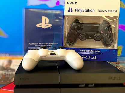 Sony playstation 4 + новый геймпад