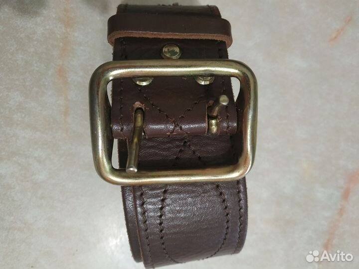 Ремень мужской кожаный